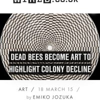 15/03/18 “Dead bees become art to highlight colony decline” Emiko Jozuka. WIRED UK.