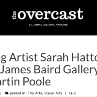14/05/28 “Visiting Artist Sarah Hatton at the James Baird Gallery” Martin Poole. The Overcast